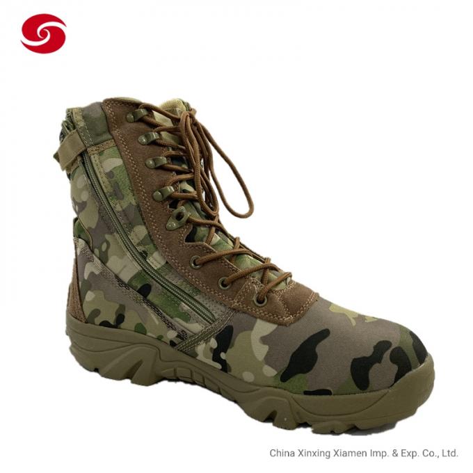 Camoflage Military Tactical Combat Desert Boots for Man