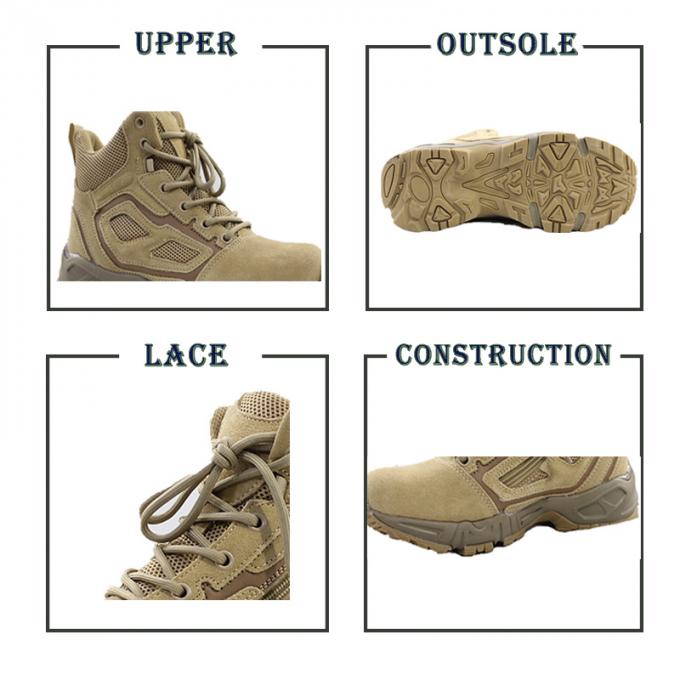 Light Weight MID-High Military Combat Desert Boots for Army