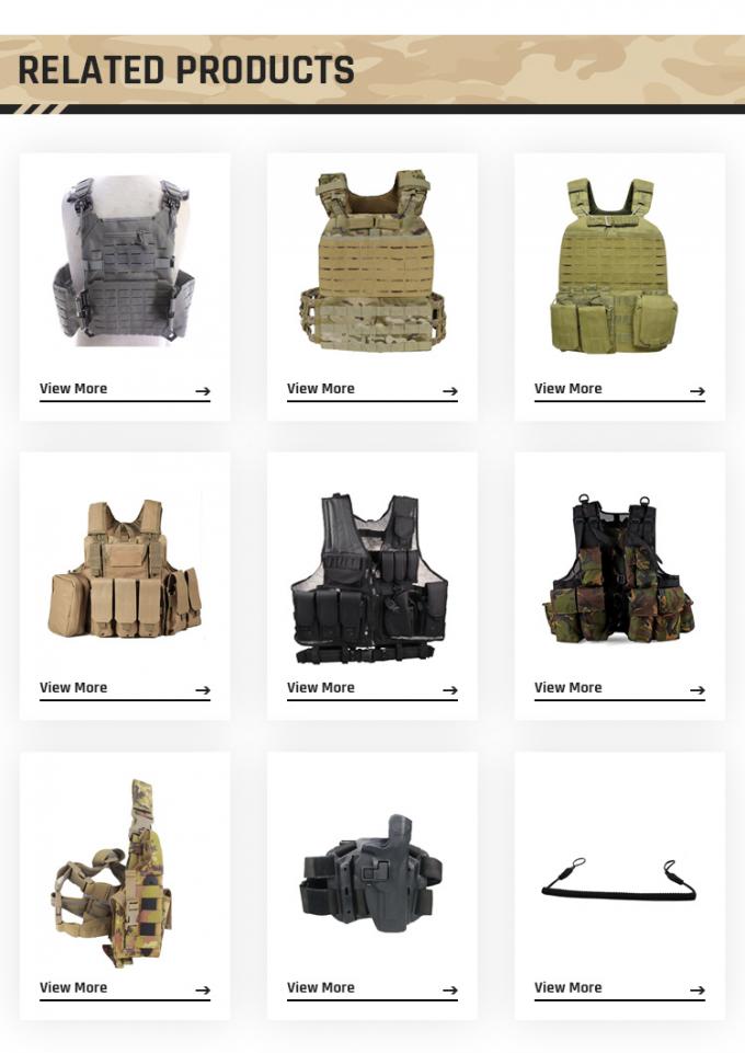 Camouflage Tactical Vest Mole Chest Rig Military Ballistic Plate Carrier