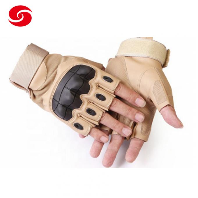 Half Fingers Hard Knuckle Military Outdoor Tactical Hunting Gloves